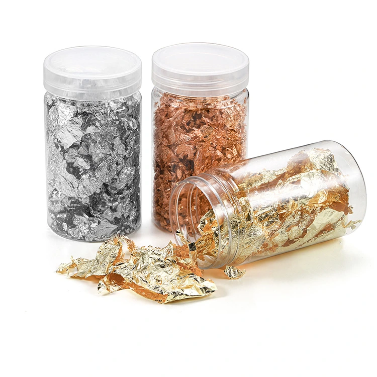 Feuille d'or écrasée