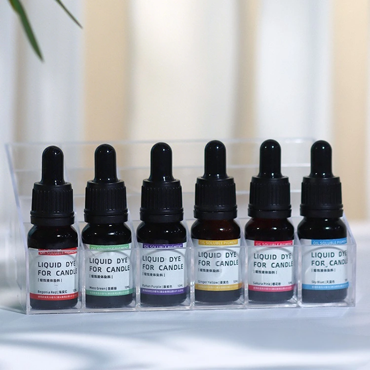 Colorants liquides pour bougies